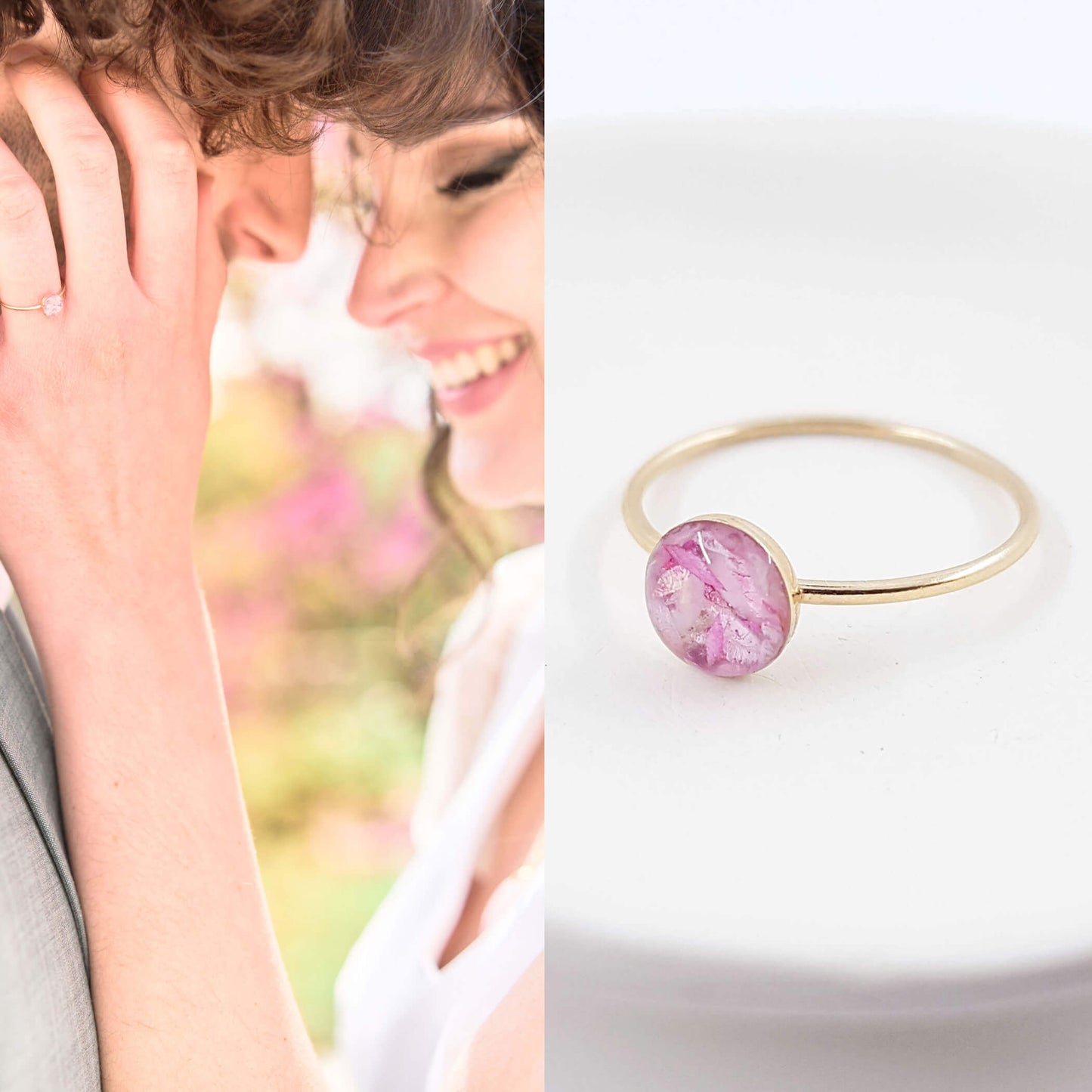 OPHÉLINE - Bague de mariage fine sur serti 6 mm OR. Tailles : 49 - 52 - 54 - 57
