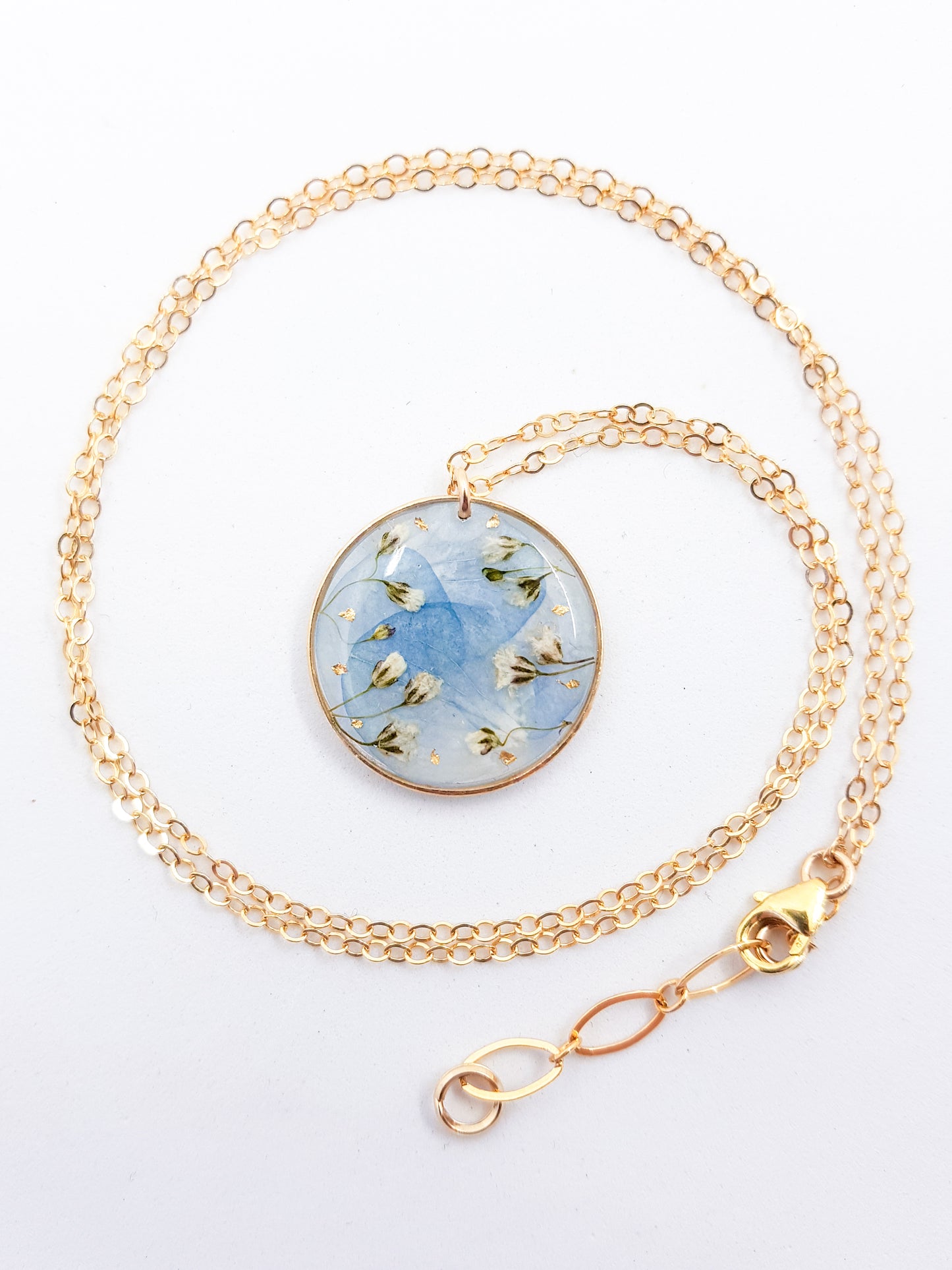 KATE - Collier de mariage plat cerclé ROND OR ET ARGENT