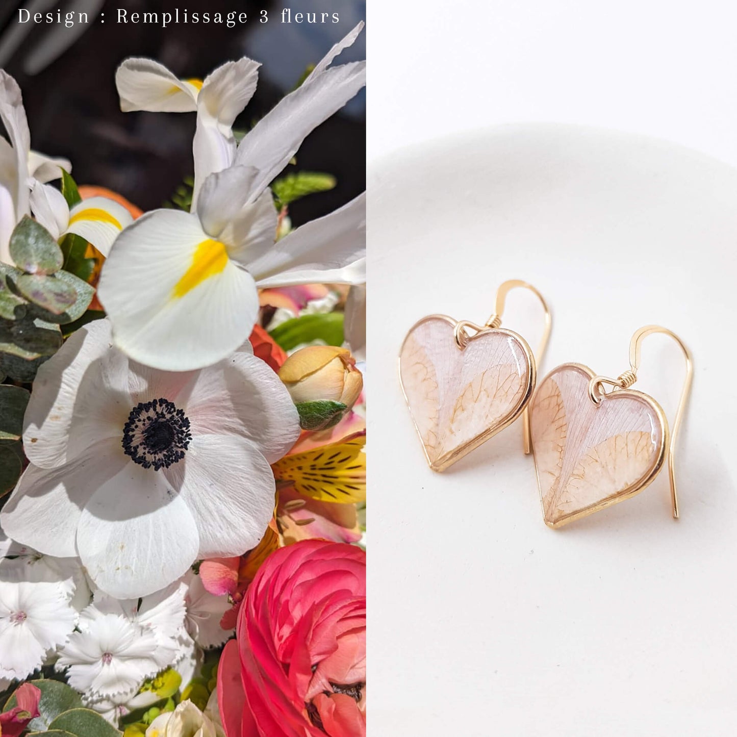 FORFAIT BOUCLES D'OREILLES ESSENTIEL - Boucles d'oreilles de mariage plates cerclées OR et ARGENT