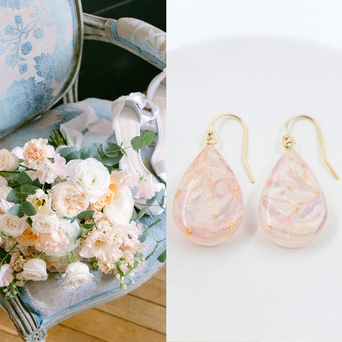 ZOEY- Boucles d'oreilles de mariage GOUTTES