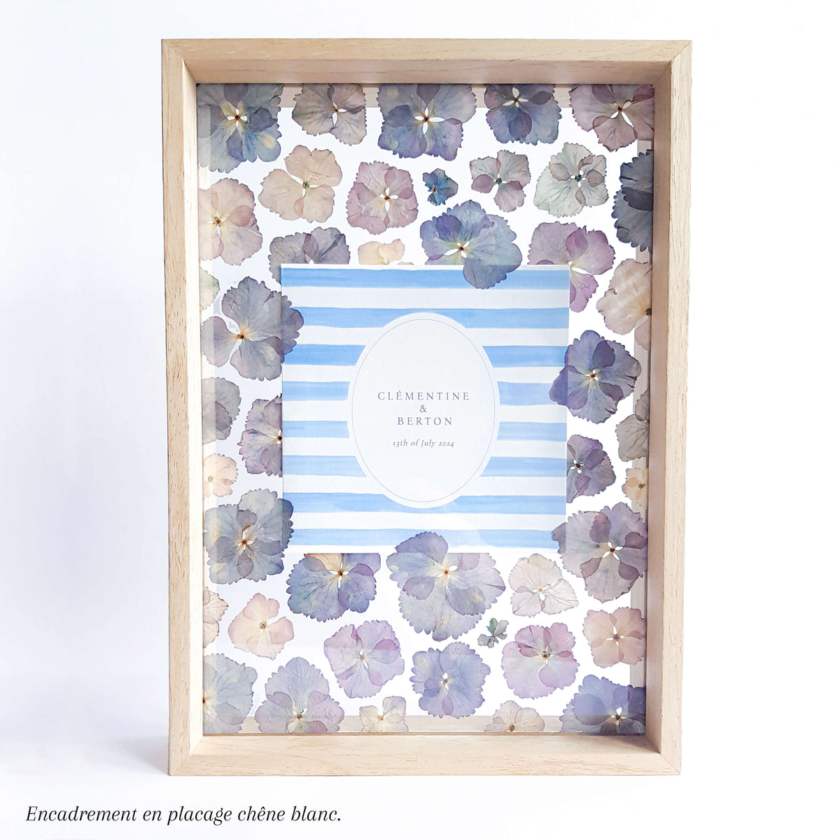 Tableau floral A4 : Votre faire-part & votre bouquet