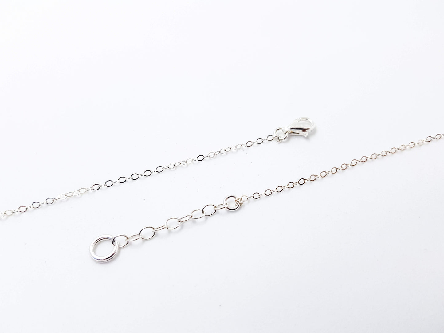CHARLOTTE - Collier de mariage petit pendentif 2.3 cm GRAND ROND