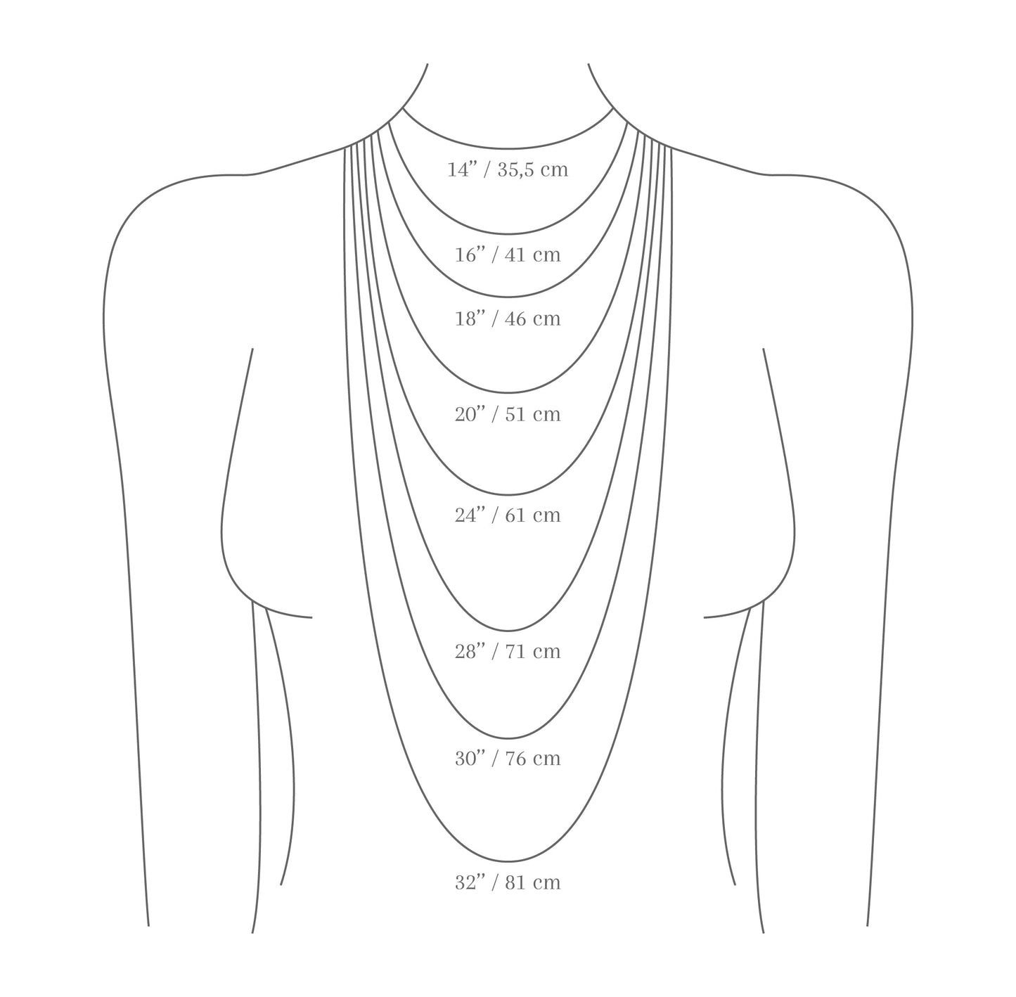 ARIANA- Collier de mariage petit pendentif 1.6 cm PETIT ROND