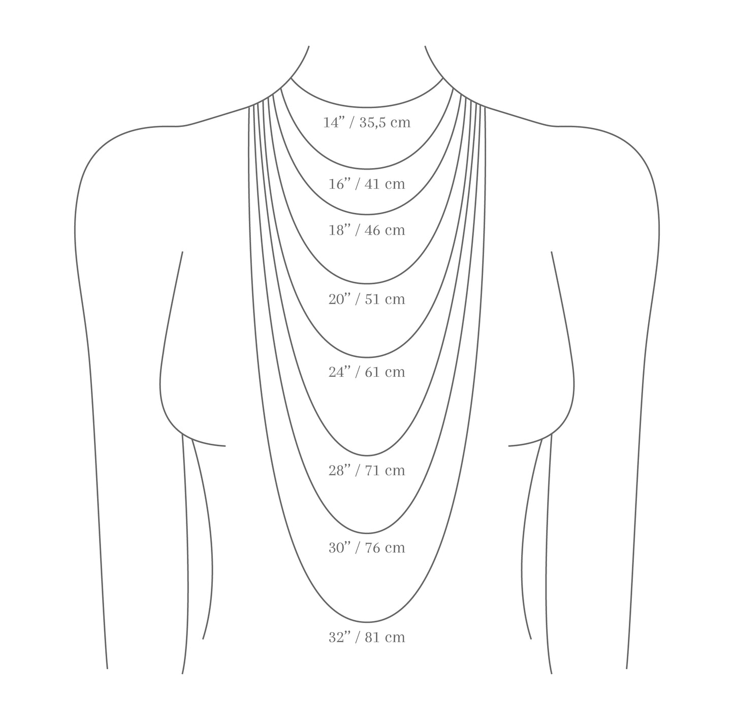 KATE - Collier de mariage plat cerclé ROND (et autres formes) OR et ARGENT