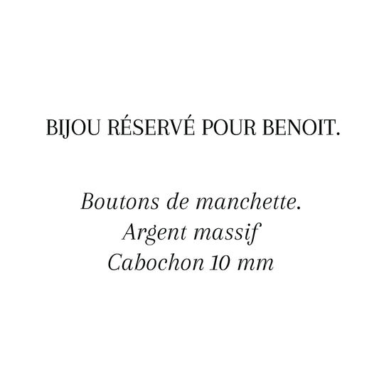 Boutonsmanchette-Bijou réservé pour BENOIT