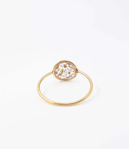 APOLLINE - Bague de mariage évidée OR et ARGENT