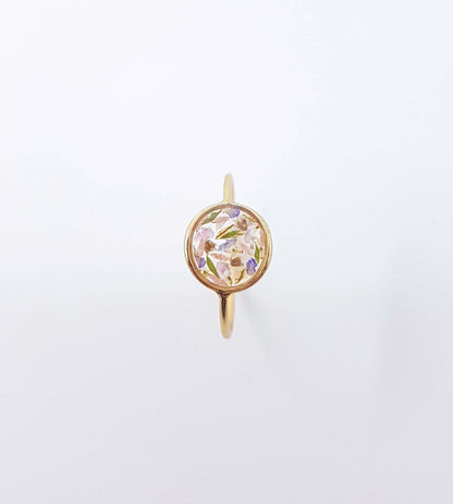APOLLINE - Bague de mariage évidée OR et ARGENT