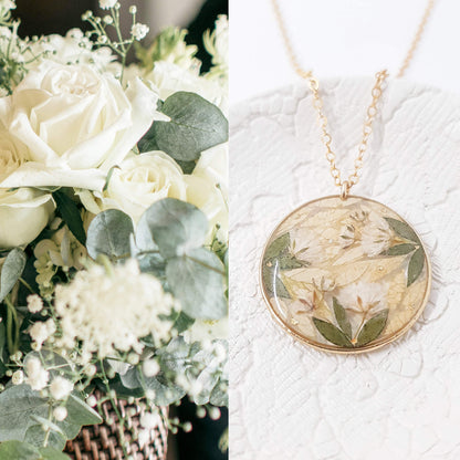 KATE - Collier de mariage plat cerclé ROND (et autres formes) OR et ARGENT