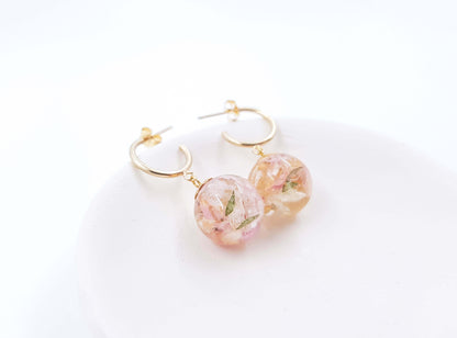 DAPHNÉE - Boucles d'oreilles de mariage PETITES CRÉOLES OR