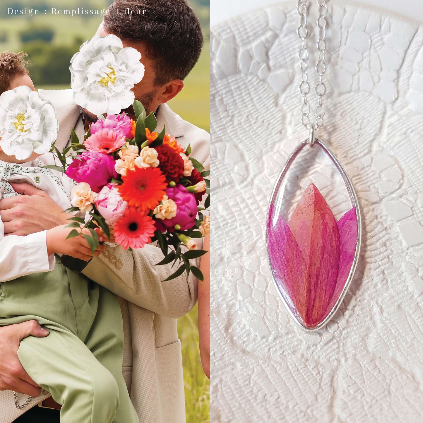 FORFAIT COLLIER ESSENTIEL - Collier de mariage plat cerclé OR et ARGENT