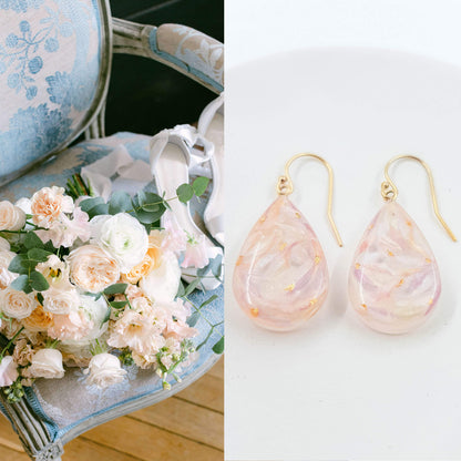 ZOEY- Boucles d'oreilles de mariage GOUTTES