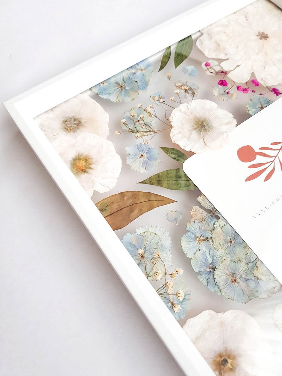 Tableau floral A3 - Votre faire-part & votre bouquet