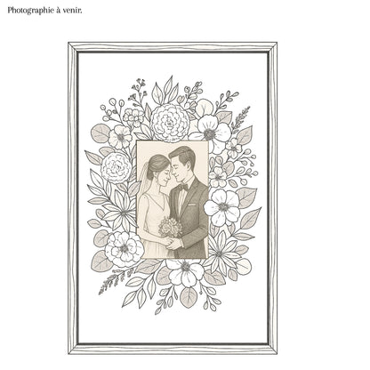 Tableau floral A3 - Une photographie & votre bouquet