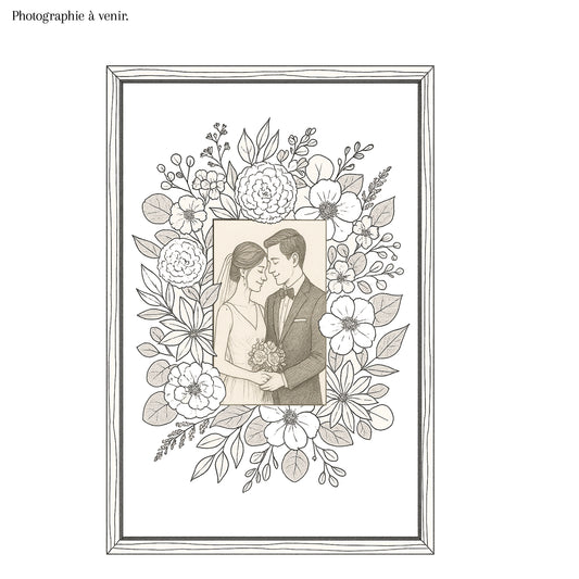Tableau floral A3 - Une photographie & votre bouquet