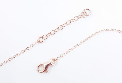 ARIANA- Collier de mariage petit pendentif 1.6 cm PETIT ROND