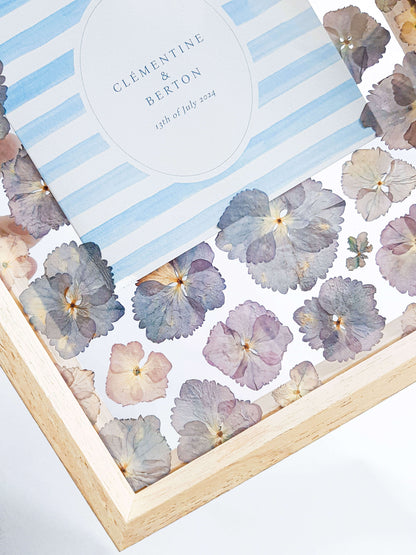 Tableau floral A4 : Votre faire-part & votre bouquet