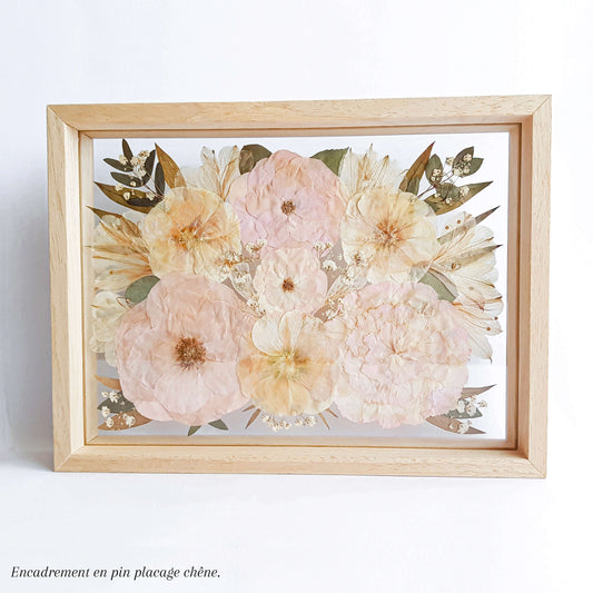 Tableau floral - Cadre A4