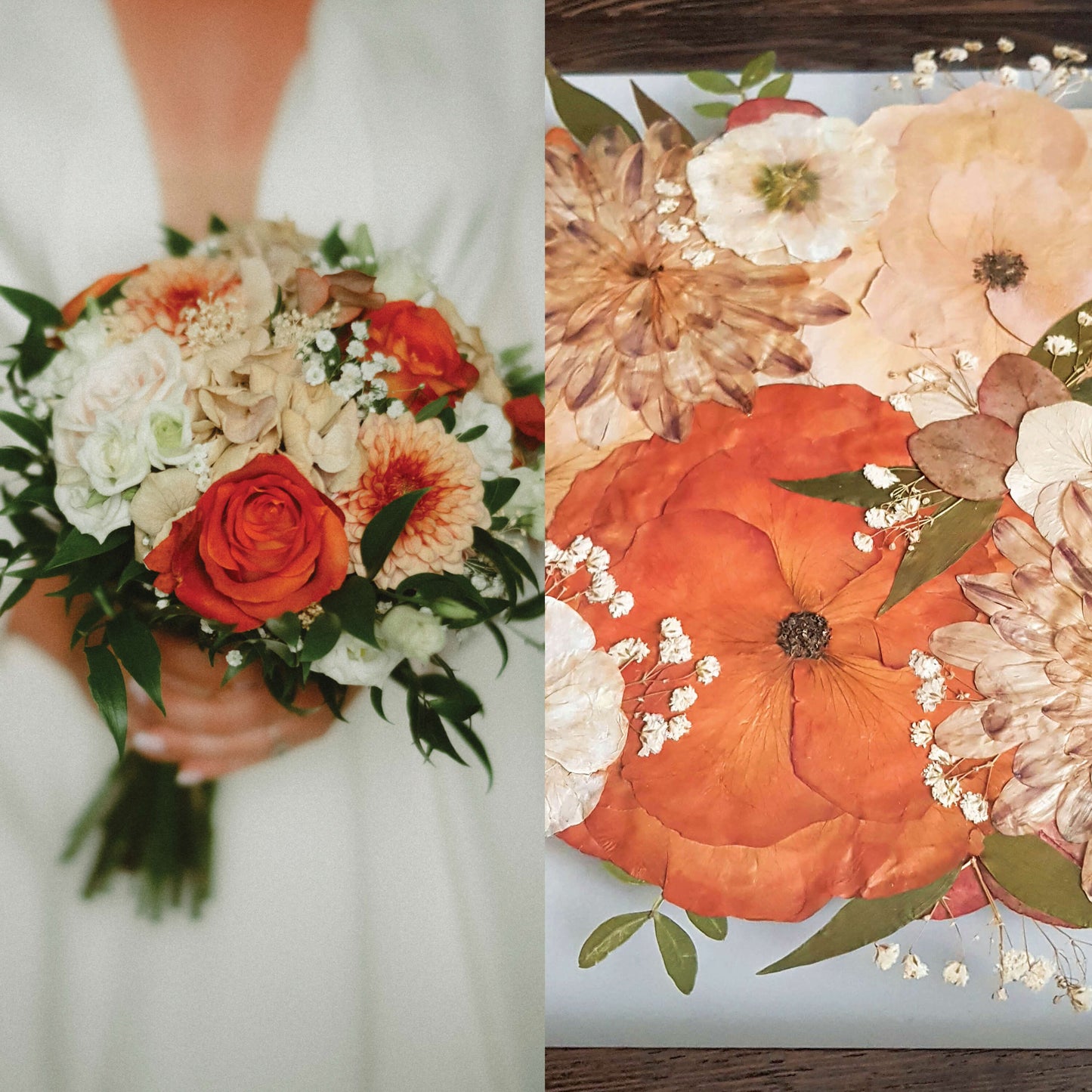 Tableau floral - Cadre A3