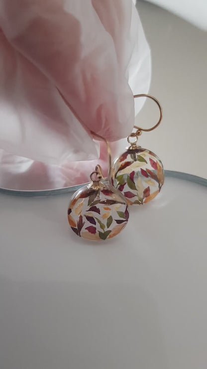 PALOMA - Boucles d'oreilles de mariage PETIT ROND 15 mm