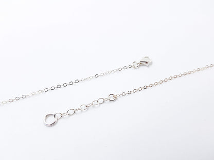 CHARLOTTE - Collier de mariage petit pendentif 2.3 cm GRAND ROND