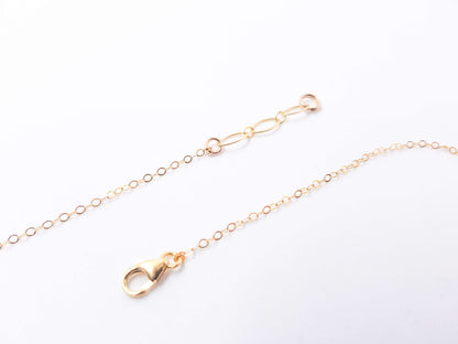 ARIANA- Collier de mariage petit pendentif 1.6 cm PETIT ROND